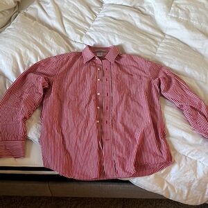 Red/White Mens Suit Shirt - GAP